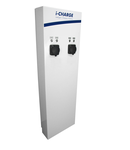 i-CHARGE PUBLIC lat, 2x Tip2 22kW, inox, MCB, RCD