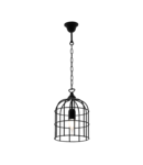 CAGE LUSTRA 1xE27 NEGRU