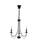 CANDELABRU ANGELA 3XE14 NEGRU