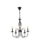 CANDELABRU MADISON 5XE14 NEGRU