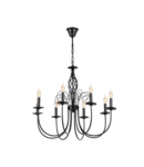 CANDELABRU MADISON 8XE14 NEGRU