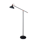 LAMPADAR JOHN 1XE27 NEGRU H1500mm