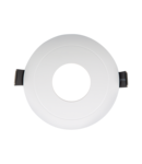 PLASTIC DOWNLIGHT ROUND IN MIDDLE D90mm WHITE