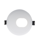 PLASTIC DOWNLIGHT ROUND IN ONE SIDE D90mm WHITE