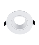 PLASTIC DOWNLIGHT ROUND D90mm WHITE