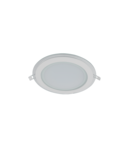 LED PANEL DE STICLA ROTUND 18W 4000K-4300K ALB Ф200MM