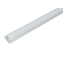 PROFIL DIN ALUMINIU CU CAPAC PVC ELM718/1-1000 1M