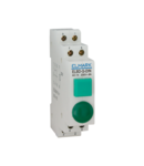 BUTON+LAMPA ELBD-G-DIN 2NO+1NC VERDE 230V