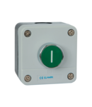 BUTON CU ARC DE REVENIRE B102 1NO IP44 VERDE