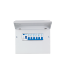 METAL CONSUMER UNIT 8 MOD+ISS 2P/100A