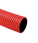 FLEXIBLE DOUBLECOAT CORRUGATED PIPE Ф52/Ф63 RED
