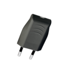 TWO PIN PLUG 6A BLACK