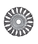 TWIST KNOT WIRE WHEEL BRUSH ANGLE GRIN D100mm