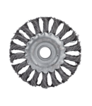 TWIST KNOT WIRE WHEEL BRUSH ANGLE GRIN D150mm