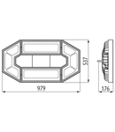 ESALITE HB - 48K - 30° OPTIC - DALI - 3000 K (CRI 80) - IP66 - CLASS I - RAL 9006 GREY