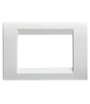 Placa ornament Virna - tehnopolimer gloss finish - 2 module- CLOUD WHITE - SYSTEM