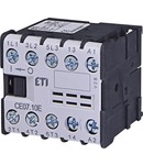 Contactor auxiliar miniatura CE, CAE, CE17 CE07.10-24V-50/60Hz