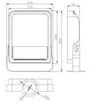 FIX LIGHT 02 48LED 52W 7000LM 4000K 10⁰