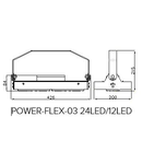 POWER-FLEX-03 24 LED/280 757 60° DIM 1-10V interior/exterior