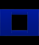 Placa ornament Virna - tehnopolimer gloss finish - 2 module- JAZZ BLUE - SYSTEM