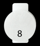 Lentila iluminata cu symbol - EIGHT - SYMBOL 8 - SYSTEM WHITE