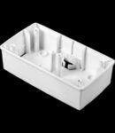 Doza aparenta pentru Ornament ONE - INTERNATIONAL STANDARD 2+2 module- HORIZONTAL - WHITE - CHORUS