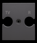 UNIVERSAL SUPPORT - COMBINED Priza OUTLET TV-R - BLACK - CHORUS