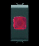 Lampa prezenta tensiune - RED - 1 MODULE - BLACK - CHORUS