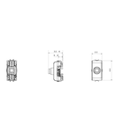 Iesire de cablu 1 modul- 1 MODULE - TITANIUM - CHORUS