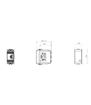 MOMENTARY RELAY 230V ac 50/60Hz - 1P 1NO/NC 10A(AC1)/2A(AC15)250Vac - 1 MODULE - TITANIUM - CHORUS