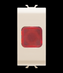 Lampa prezenta tensiune - RED - 1 MODULE - IVORY - CHORUS