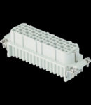 Insert pentru conector Mama - 104X27 - 64P + E 10A 250V / 4kV / 3 - CRIMP CONNECTION - GRI