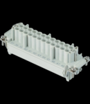 Insert pentru conector Mama - 104X27 - 24P + E 16A 500V / 6kV / 3 - CRIMP CONNECTION - GRI