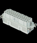 Insert pentru conector Mama - 104X27 - 6P + E 16A 500V / 6kV / 3 - CRIMP CONNECTION - GRI