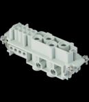 Insert pentru conector Mama - 104X27 - 4P 80A 500V / 6kV / 3 + 8P 16A 500V / 6kV / 3 + E - ȘURUB CONNECTION - GRI