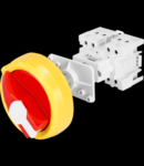 Selector rotativ - pentru tablouri de distributie - COMMAND - RED PADblocabil  KNOB - 2P 3M EN50022 16A - IP65