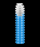 Tub flexibil cu rezistenta Medie Light FKCO - DIAMETRU 32MM - lumină albastră
