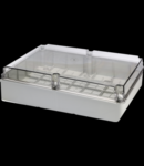 Doza aparenta cu capac transparent  LID - IP56 - dimensiuni interioare 460X380X120 - WITH SMOOTH WALLS