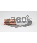 Mufa neizolata cupru-aluminiu (Cu-Al) RT150/185 150/185mm2, (d1=16,6mm, d2=18mm)