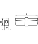 Conector de service OLC11D 0,5-2,5mm2, 24A, 400VAC, 2P