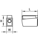 Conector pentru corpuri de iluminat OLC11 In: 1-2,5mm2; Out: 0,5-2,5mm2, 24A, 400VAC, 2P