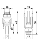 Conector panou fotovoltaic, 1 pereche SOLAR11-4N 15A, ClassA, MC4 4mm2, IP67