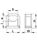 Clema de fixare cablu si tub, inseriabila, gri BCSV-3 d=10-18mm, PA6.6