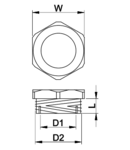 Diblu de tavan fals, surub cu ochi si saiba TMSZ M4, L=93mm