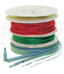 Tub termocontractabil subtire,contractie 2:1,maro, pe tambur ZS048B-D 4,8/2,4mm, POLIOLEFIN