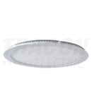 Panou Led Aparent, Rotund, Albcu LED-uri, rotund, alb LED-DLE-18NW 220-240 VAC; 18 W; 1200 lm; D=225 mm, 4000 K; IP40