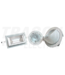 Spot halogen pentru tavan fals, rotund TLH-150 250V AC, max.150W, R7s, 118mm