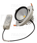 Corp de iluminat LED incastrat, reglabil DLCOBA35W 230 V, 50 Hz, 35 W, 3500 lm, 4000 K, EEI=A+