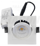 Corp de iluminat LED incastrat, patrat, reglabil DLNCOBD5W 230 V, 50Hz, 5W, 4000K, 510lm, 60°, IP65, EEI=A+