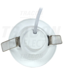 Corp de iluminat cu LED, incorporabil, compact DLC2,5NW 230VAC, 2,5W, 4000K, 220lm. IP20, EEI=A+